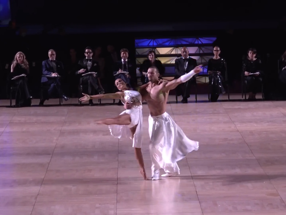 Cabaret turn on ballroom floor