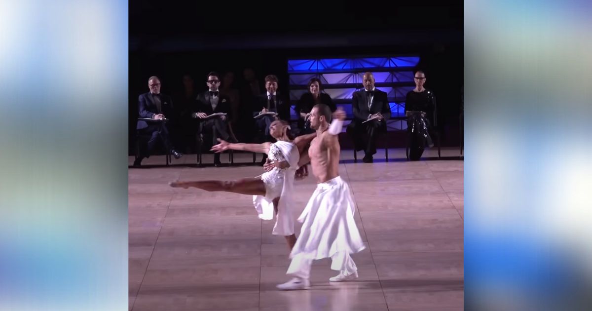 Alyenendrov and Maria performing cabaret ballroom